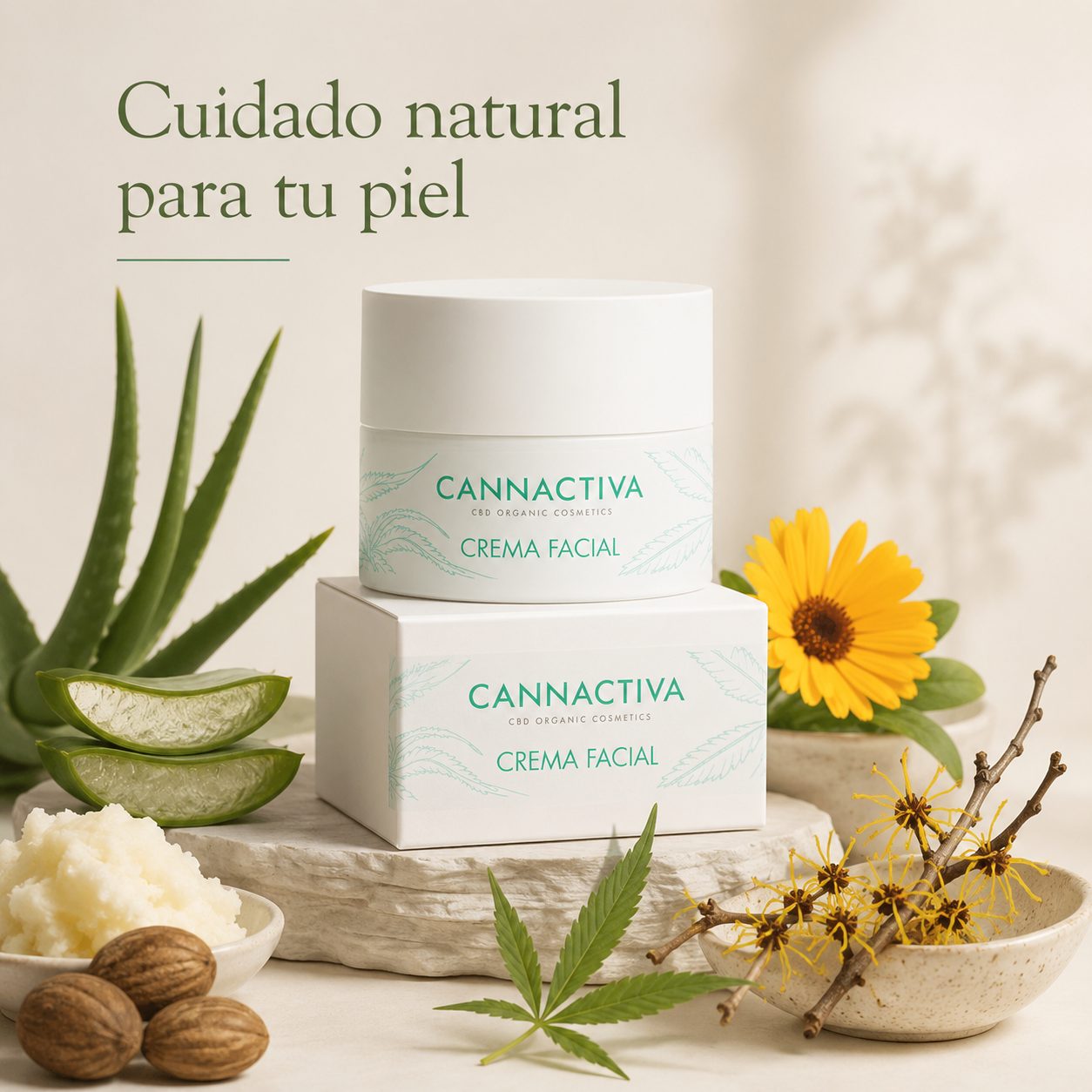 Crema Facial Hidratante con CBD - Imagen 4