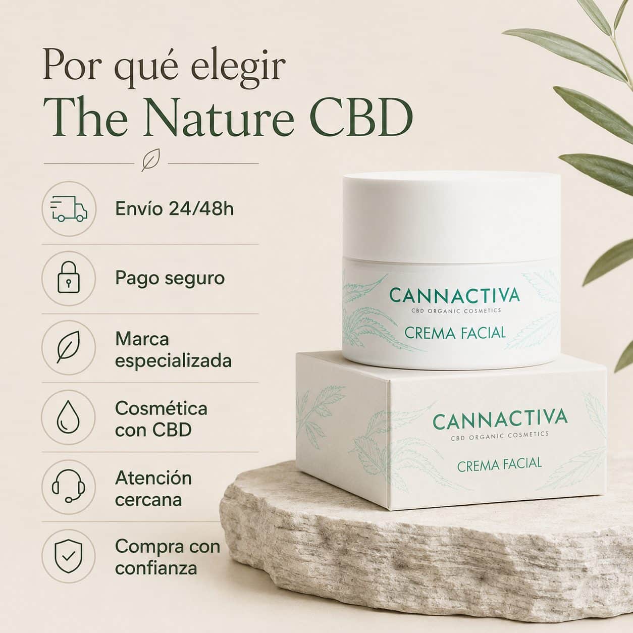 Crema Facial Hidratante con CBD - Imagen 6