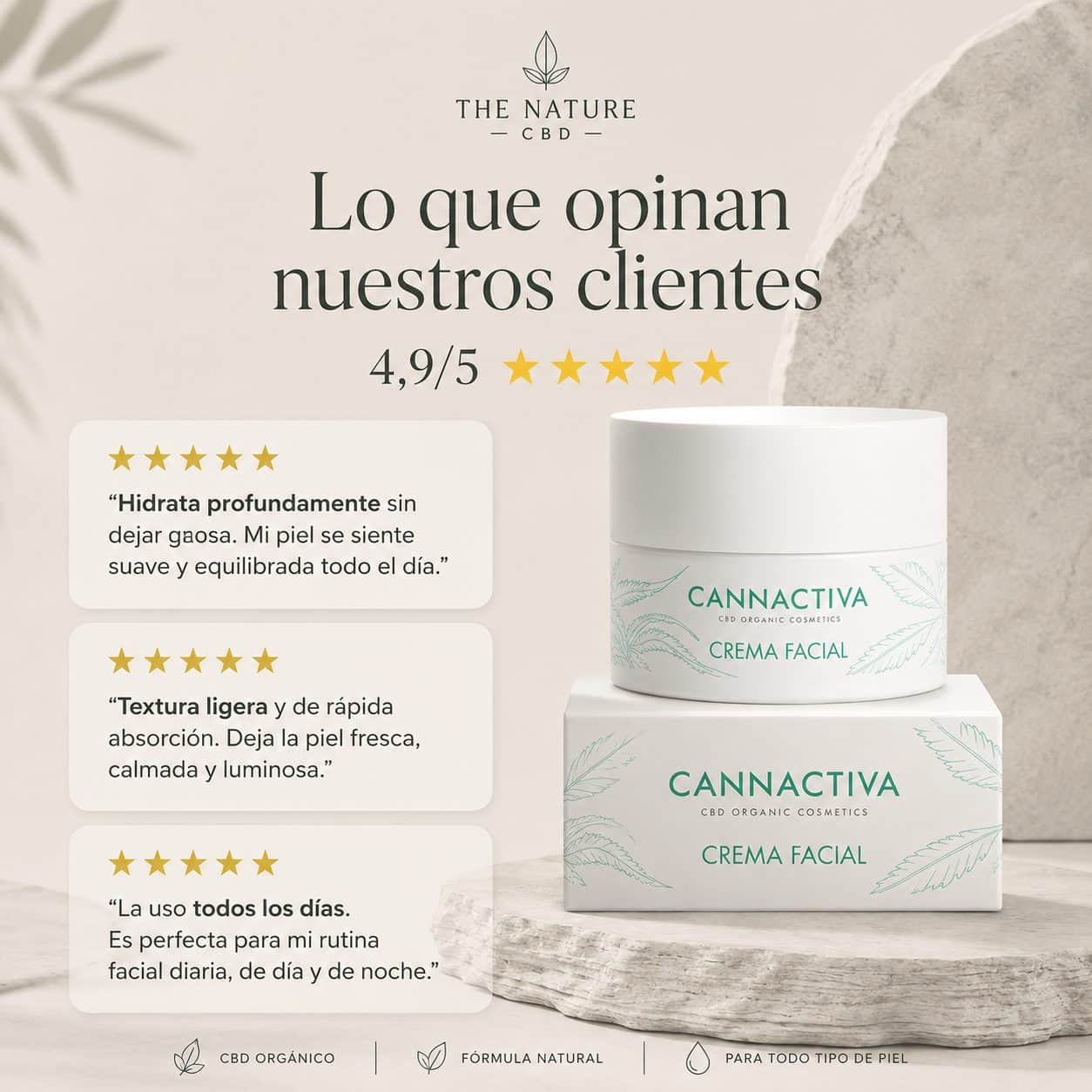 Crema Facial Hidratante con CBD - Imagen 10