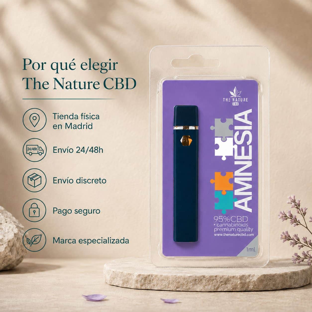 Vaper CBD Amnesia - Imagen 8
