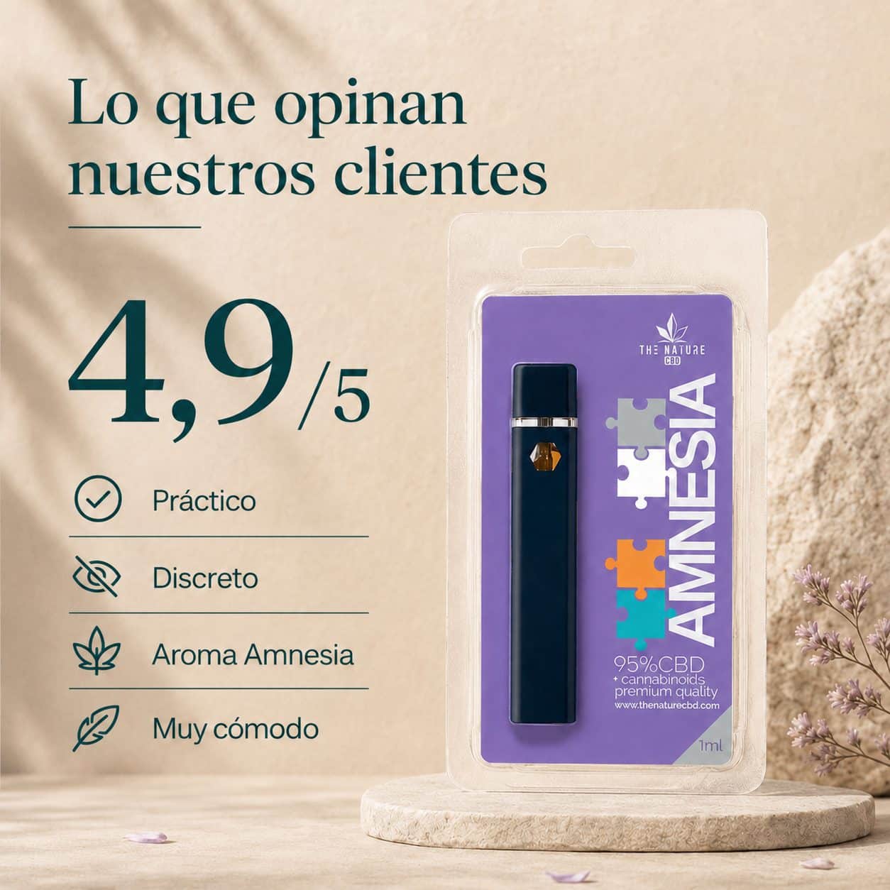 Vaper CBD Amnesia - Imagen 9