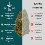 Comparativa flor Juicy Fruit CBD