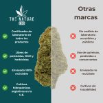 Comparativa flor White Widow CBD